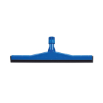 HEAVY DUTY PLASTIC FLOOR SQUEEGEE - 55CM - BLUE