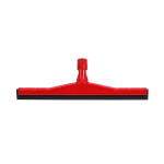 HEAVY DUTY PLASTIC FLOOR SQUEEGEE - 55CM - RED