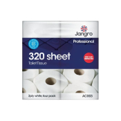 Jangro Professional 2ply Toilet Rolls - White