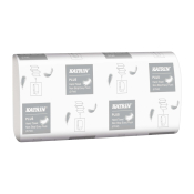 Katrin Plus Easy Flush 2 ply White Z-Fold Paper Towels - M2