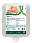 Jangro Professional Bactericidal Foam Hand Wash Cartridge - 6 x 1L
