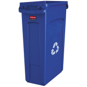 SLIM JIM RECYCLING WASTE BIN - 87L - BLUE