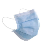 Non-Woven 3ply Disposable Ear Loop Face Mask - Blue