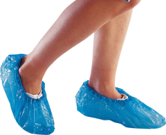 DISPOSABLE OVERSHOE 14" Blue .