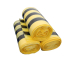 YELLOW TIGER STRIPED CLINICAL SACKS (18Inchx29Inchx39Inch) - BOX OF 250